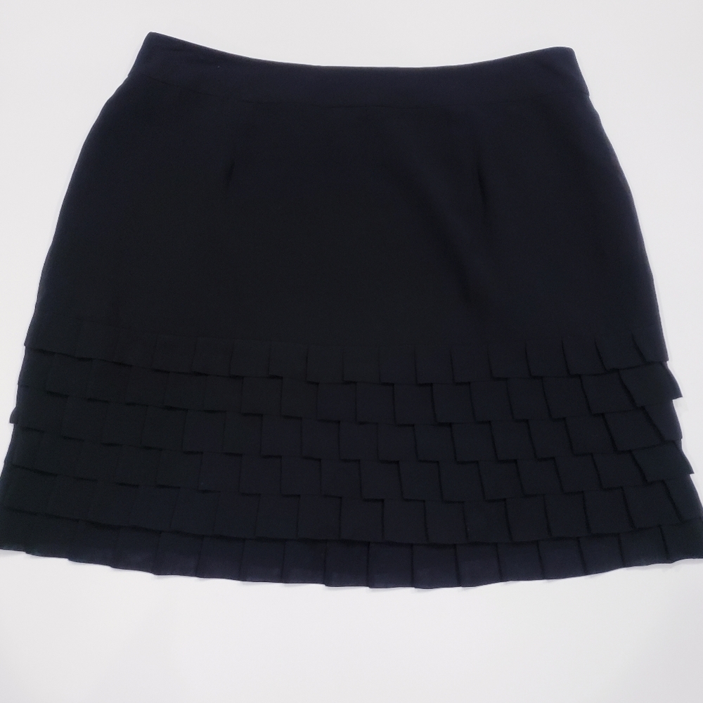 DKNYC Black Pleated Skirt